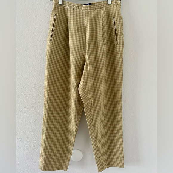 VINTAGE GAP Cotton Linen Cropped Pants - Picture 3 of 6